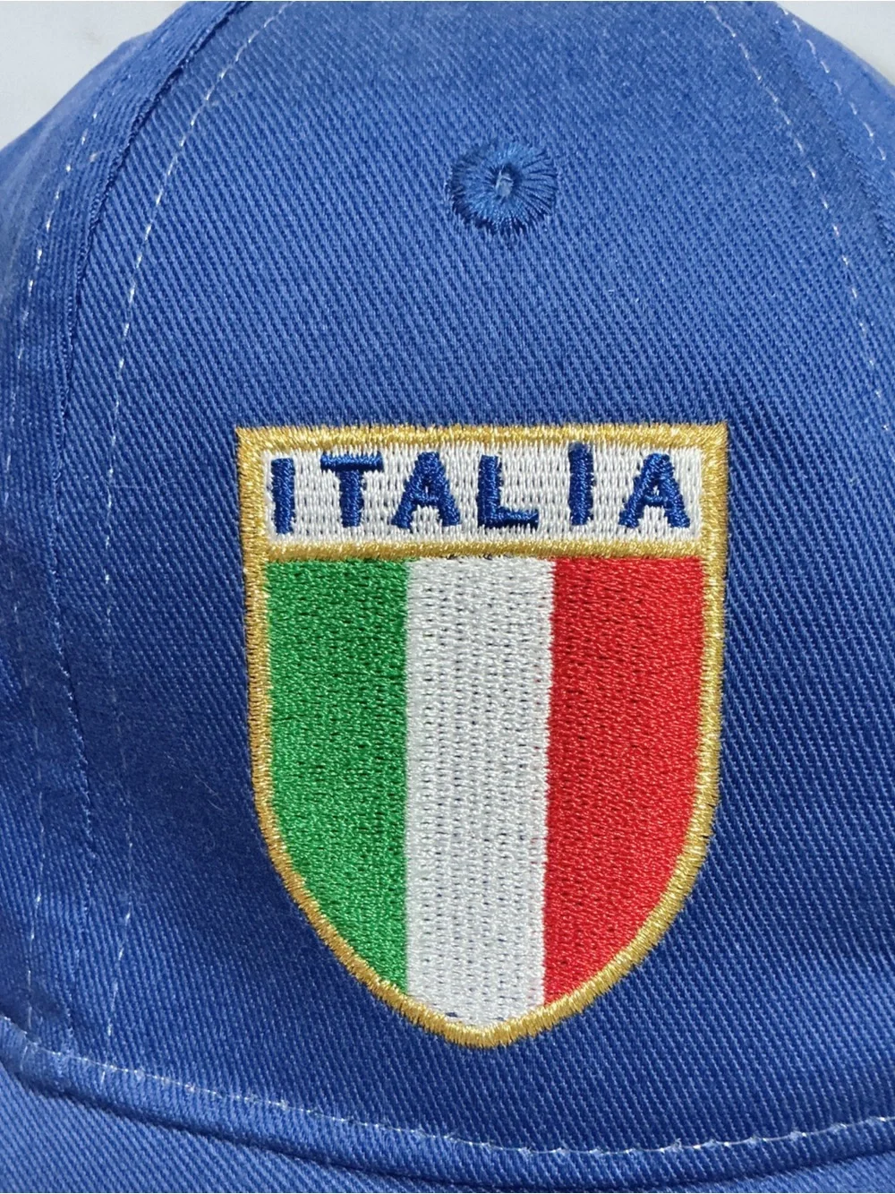 ITALIA Appliquéd National Team Logo Cap NWT
